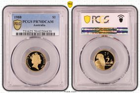1988 $2 PR70DCAM