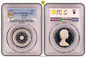 1977 50C Jubilee PR69DCAM