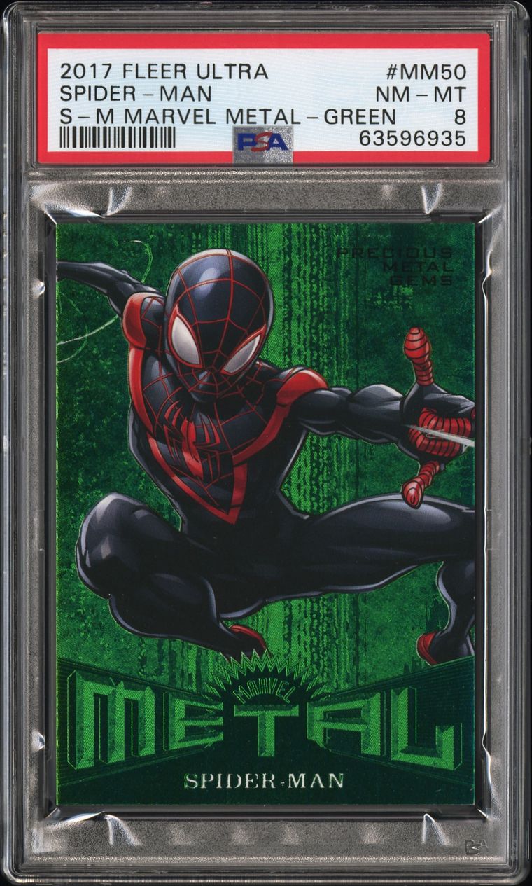 PSA Set Registry Showcase: 2017 Fleer Ultra Spider-Man Green PMG