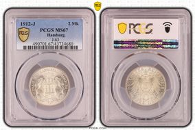 1912-J 2 Mk J-63 MS67