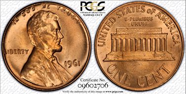 1961 1C MS66RD