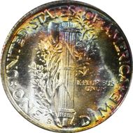 1945-S 10C Inverted S, FS-504 MS67+ 