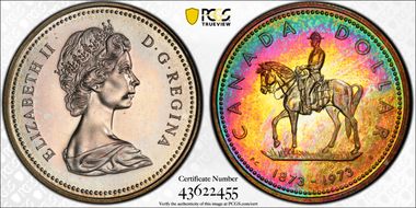 1973 S$1 R.C.M.P. Ag SP65