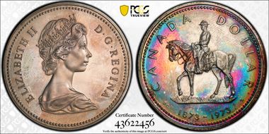 1973 S$1 R.C.M.P. Ag SP65