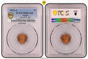 1872-A 1C Gad-88 F-104 MS66+ RD