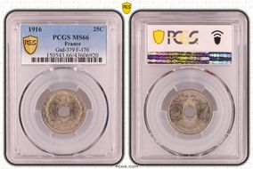 1916 25C Gad-379 F-170 MS66