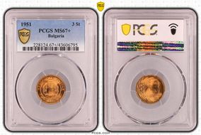 1951 3 St KM-51 MS67+