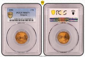 1951 3 St KM-51 MS67+