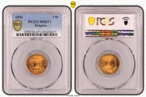 1951 3 St KM-51 MS67+