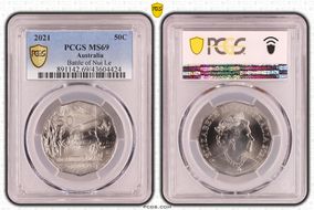 2021 50C Battle of Nui Le MS69