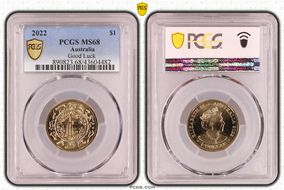 2022 $1 Chinese Lunar-Good Luck MS68