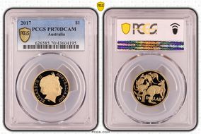 2017 $1 PR70DCAM