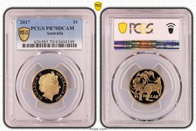 2017 $1 PR70DCAM