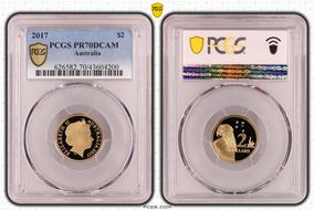 2017 $2 PR70DCAM