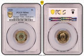 2020 $2 Olympic Team - Dedication MS66