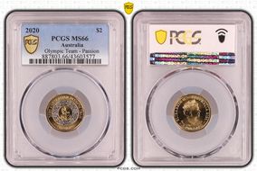 2020 $2 Olympic Team - Passion MS66