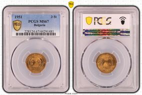 1951 3 St KM-51 MS67