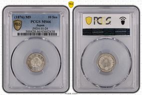 (1876) M9 10 Sen JNDA 01-24 MS66