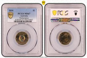 2016 $2 Paralympics Colorized MS67