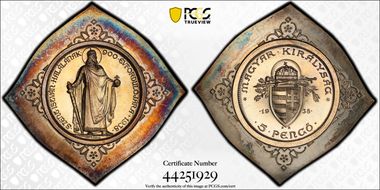 "1938"-BP P5 Pen X#Pn13.2 Klippe Var w/o UP Restrike PR67