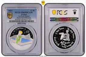 2021 € 10 Le Petit Prince Son Chef d'Œuvre PR69DCAM