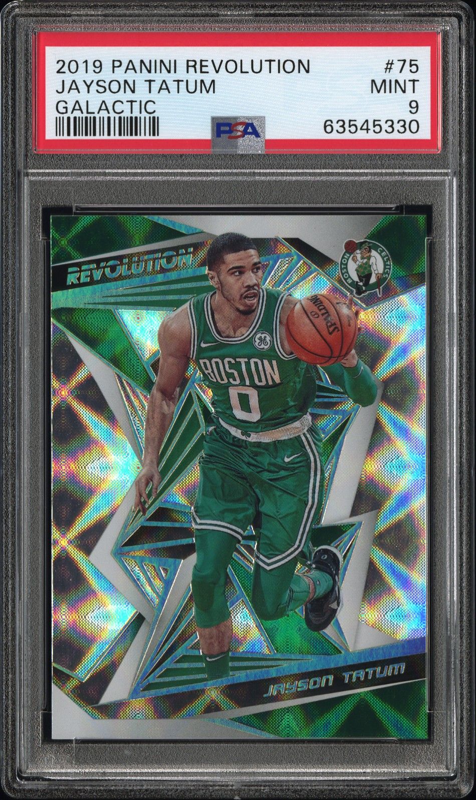 2019 Panini PANINI REVOLUTION GALACTIC #75 Jayson Tatum front