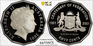 2001 50C New South Wales PR70DCAM