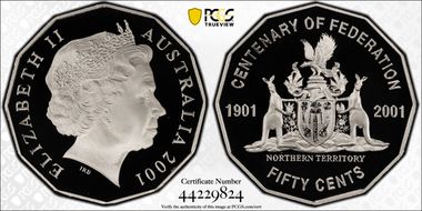 2001 50C Northern Territory PR70DCAM