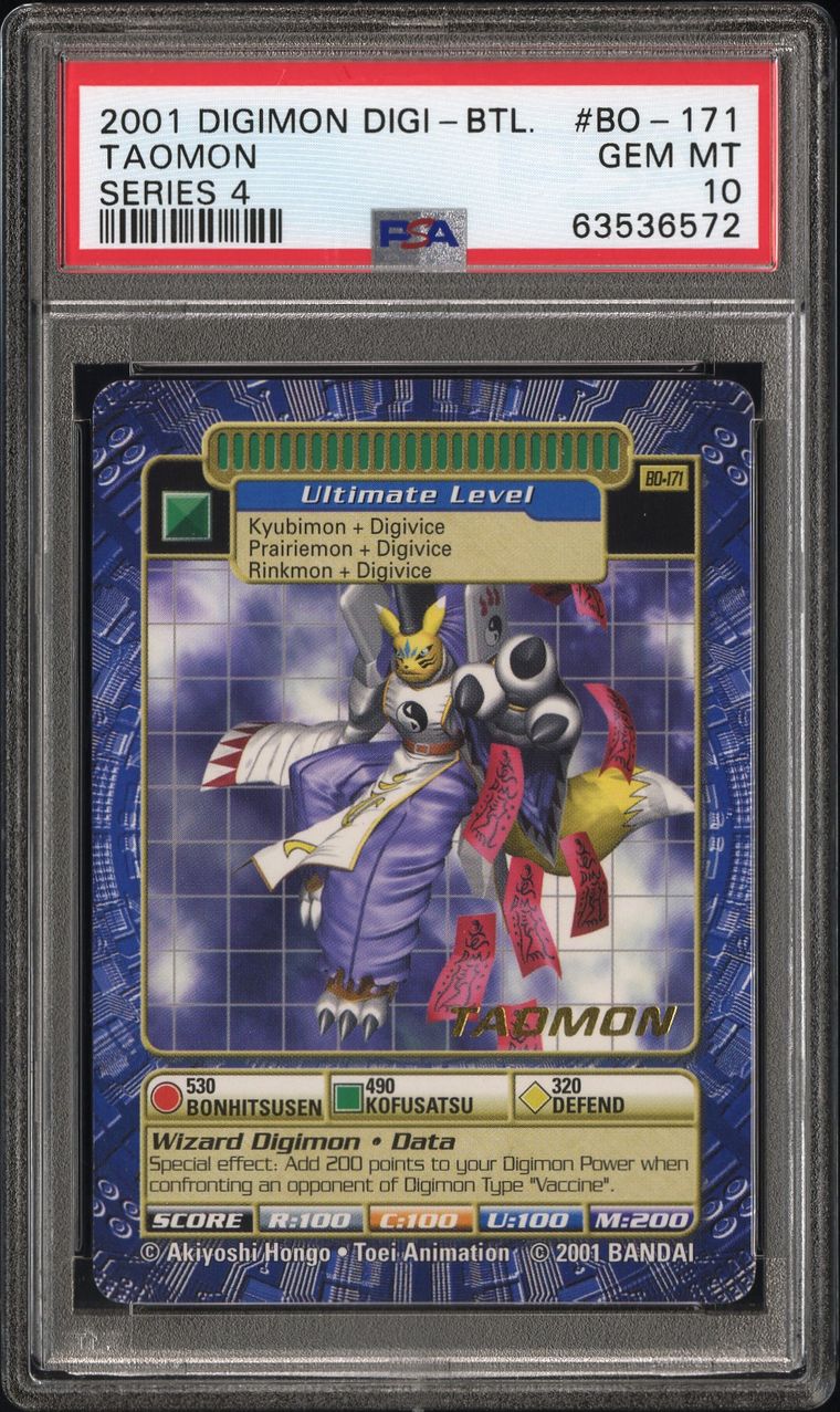 PSA Set Registry Showcase: Digimon
