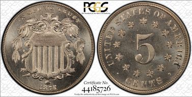 1875 5C MS67