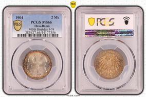 1904 2 Mk 400th Birthday J-74 MS66