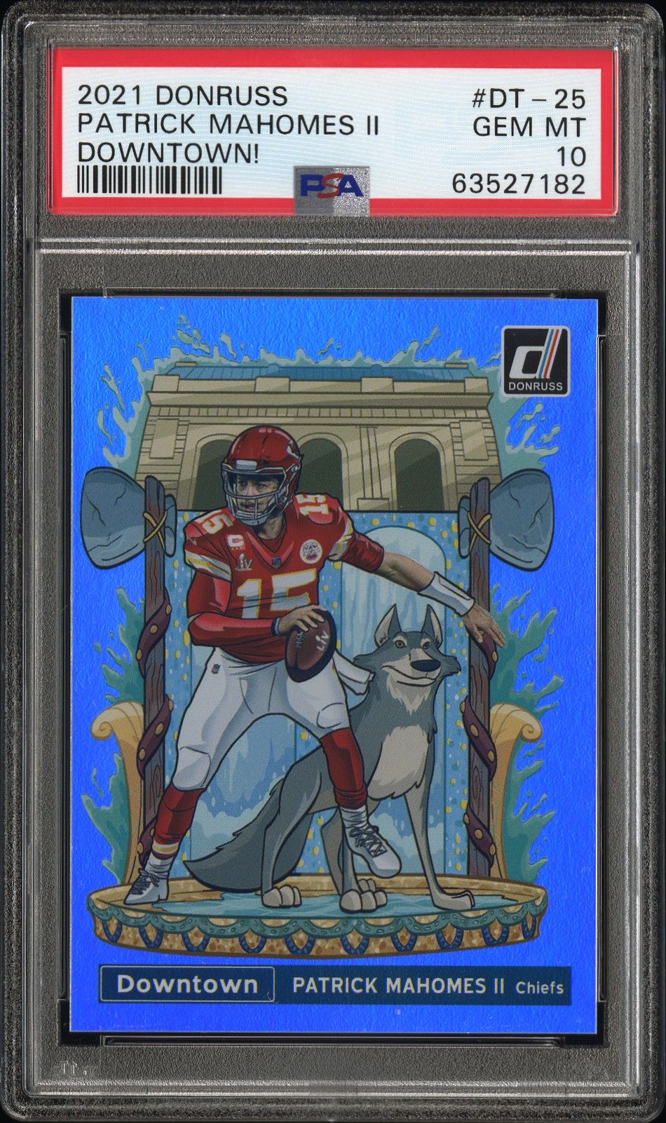 2021 Panini PANINI DONRUSS DOWNTOWN DOWNTOWN! #DT-25 Patrick Mahomes Ii front