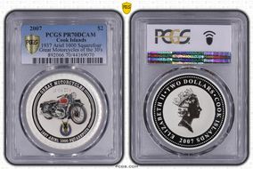 2007 $2 1937 Ariel 1000 Squarefour Great Motorcycles of the 30's PL70