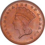 1869 G$1 MS68