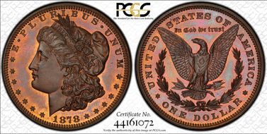 1878 $1 J-1550b PR67RB