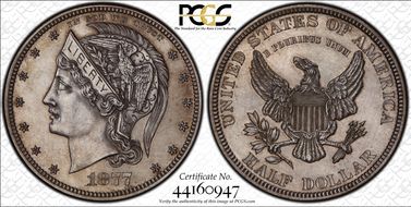 1877 50C J-1529 PR65BN