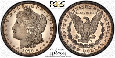 1878 $1 J-1550a PR66CAM