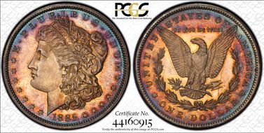 1885 $1 J-1747 Lettered Edge PR65+