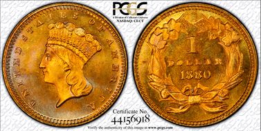 1880 G$1 MS68