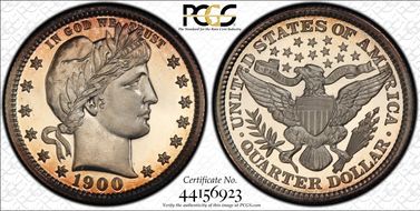 1900 25C PR68+ CAM