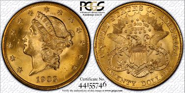 1903 $20 MS65+