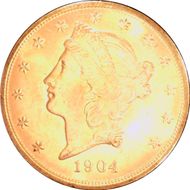 1904 $20 MS65+