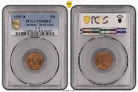 1939-D Pfg J-361 MS66RD