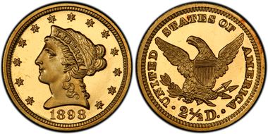 1898 $2.50 PR66+ DCAM