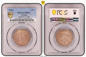 1912 2 Fr Gad-532 F-266 MS63
