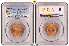 1896-A 5C Gad-157a Faisceau F-118 MS65RD