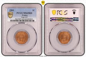 1903 2C Gad-107 MS65RD