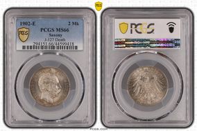 1902-E 2 Mk J-127 Albert's Death MS66