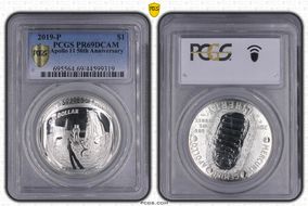 2019-P $1 Apollo 11 50th Anniversary PR69DCAM