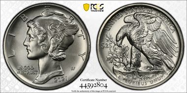 2021 $25 Palladium First Day of Issue MS70